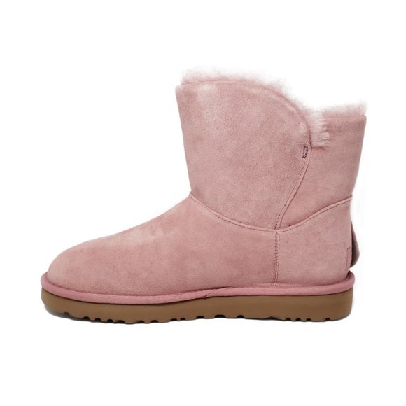 UGG Classic Mini Twist Boots in Pink Dawn Size 8 - Picture 3 of 8